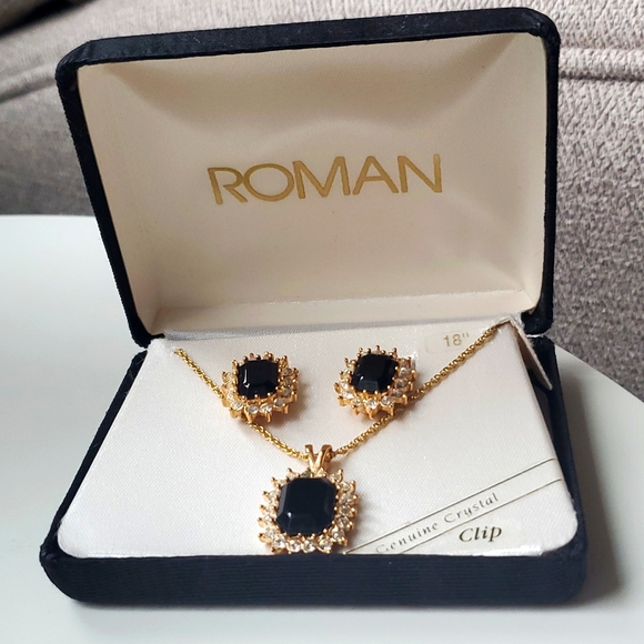 Vintage Necklace Clip Earrings Set - Picture 4 of 6